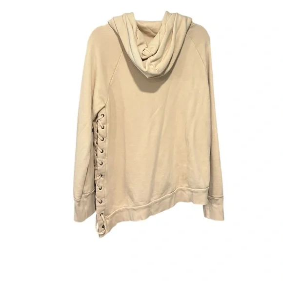 NSF Lace Up Cream Hoodie - Picture 4 of 8